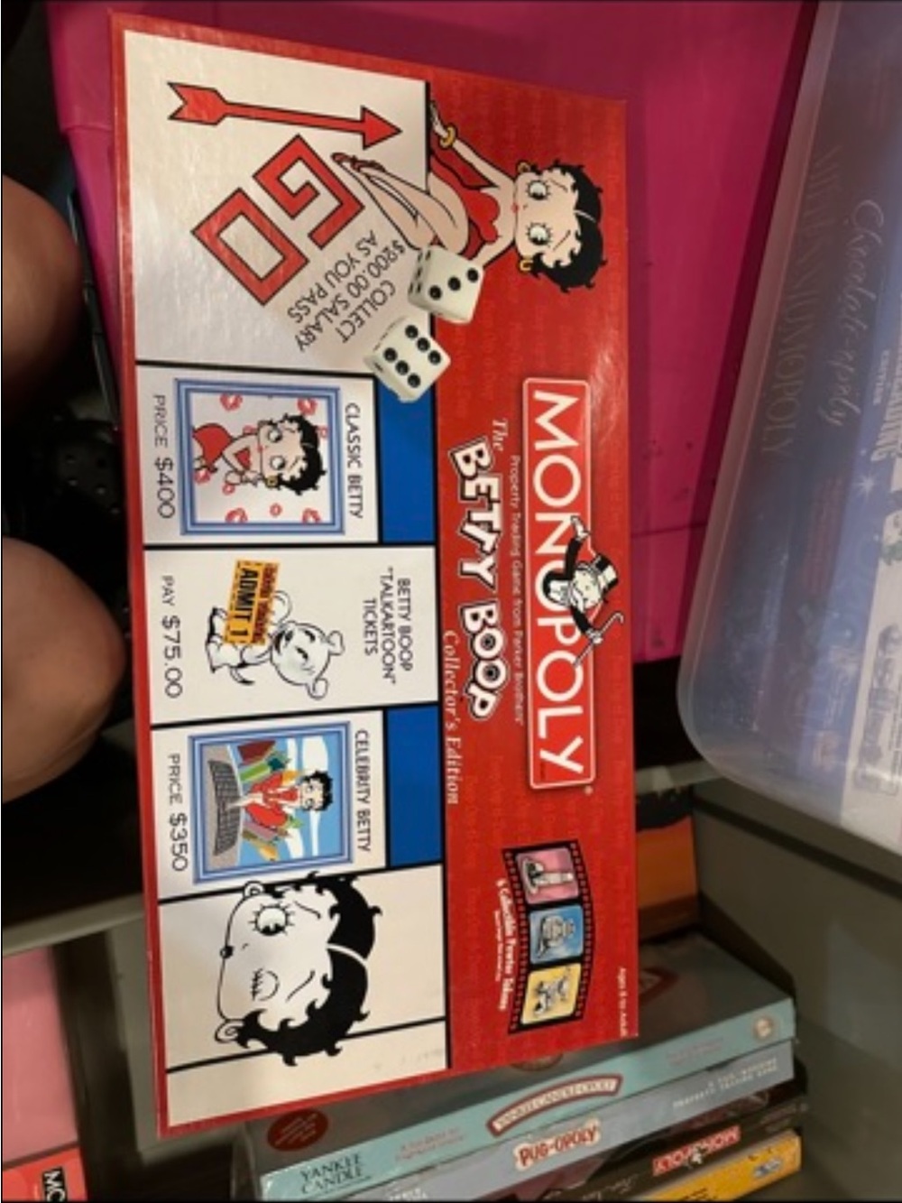 Betty Boop Collector Edition Board Game - Red